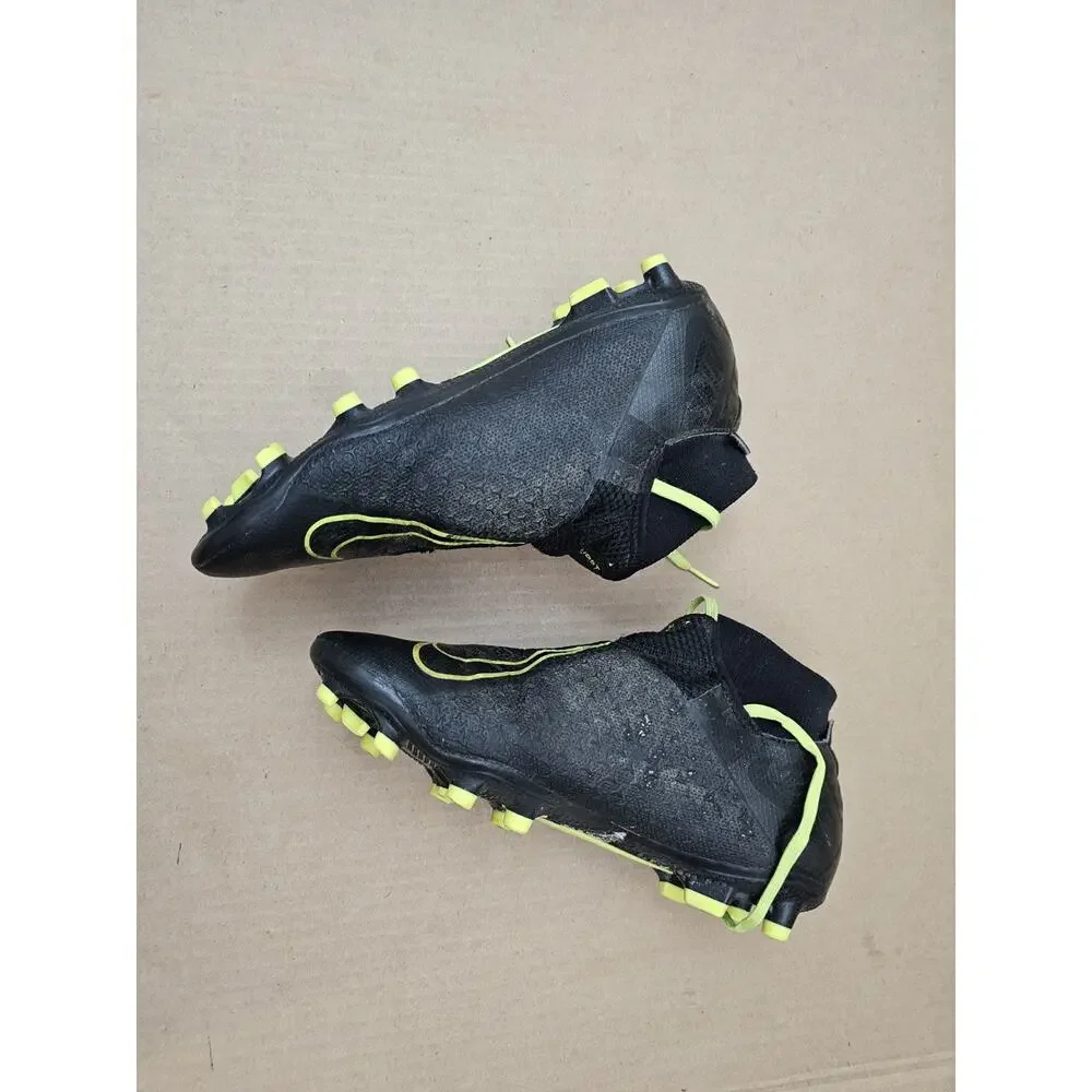 Nike Phantom Academy Artificial Grass Mens 8 Black Volt Soccer Cleats AO3258-007